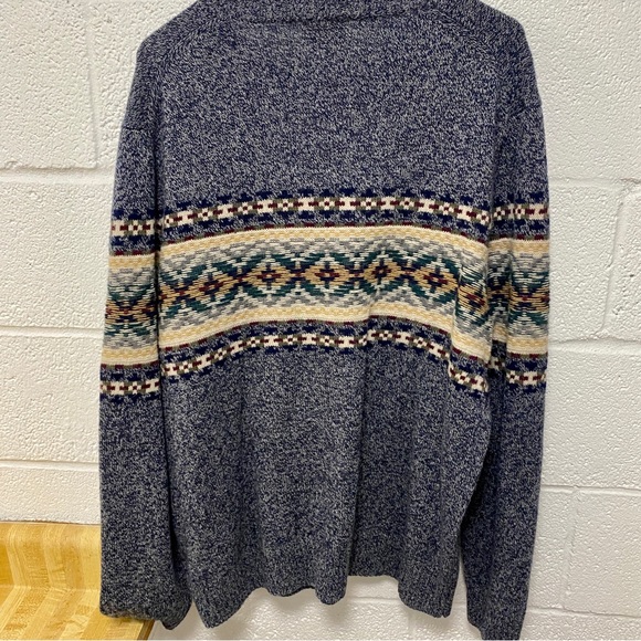 Brooks brothers Aztec pattern Italian yarn Sweater - Picture 5 of 10